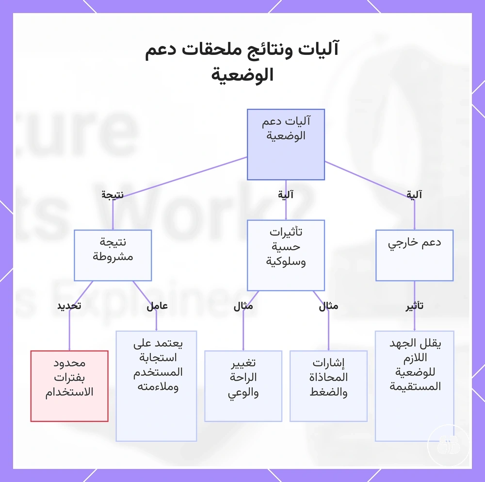 آليات ونتائج ملحقات دعم الوضعية