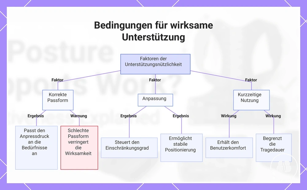 Bedingungen für wirksame Unterstützung