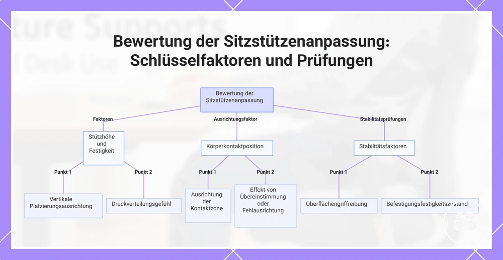 Bewertung der Sitzstützenanpassung: Schlüsselfaktoren und Prüfungen