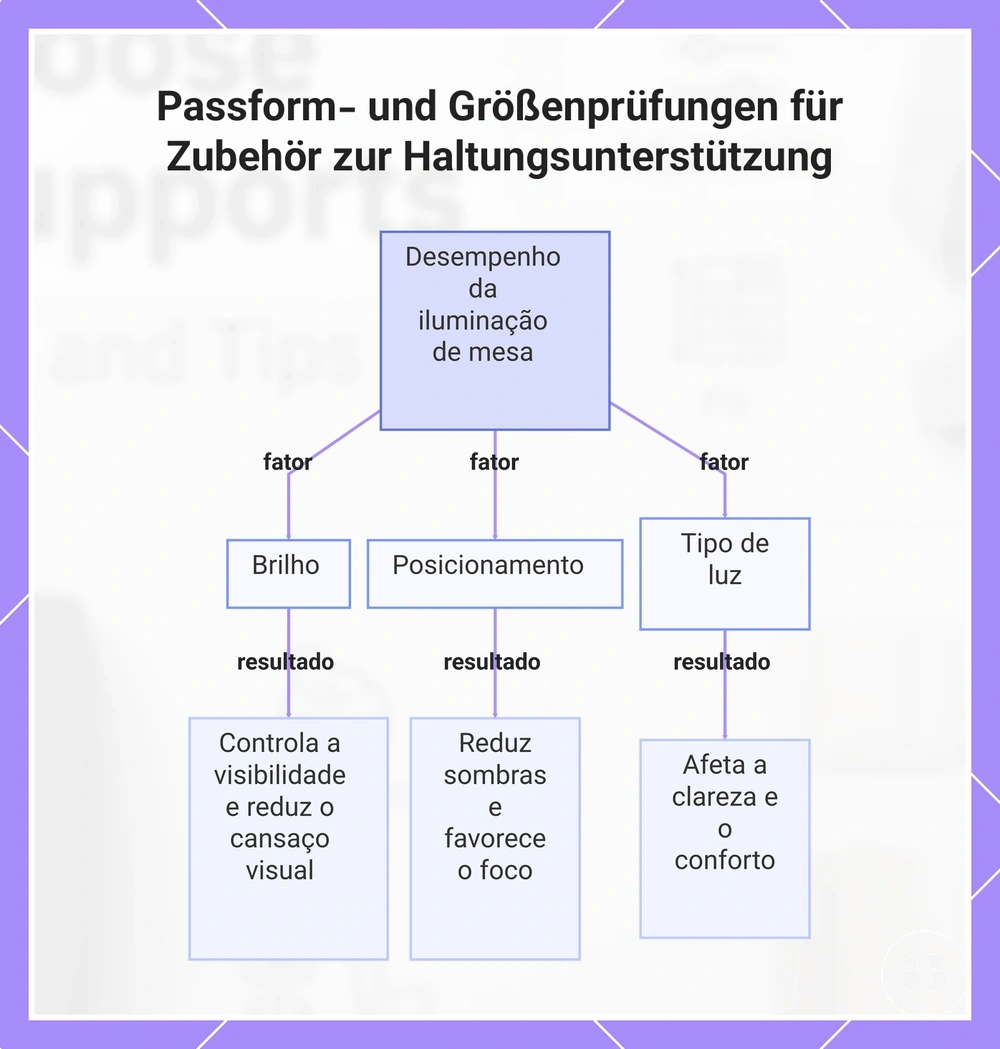 Passform- und Größenprüfungen für Zubehör zur Haltungsunterstützung