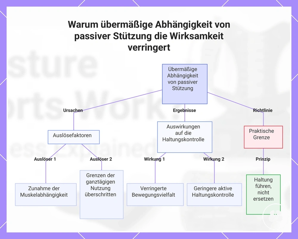 Warum übermäßige Abhängigkeit von passiver Stützung die Wirksamkeit verringert