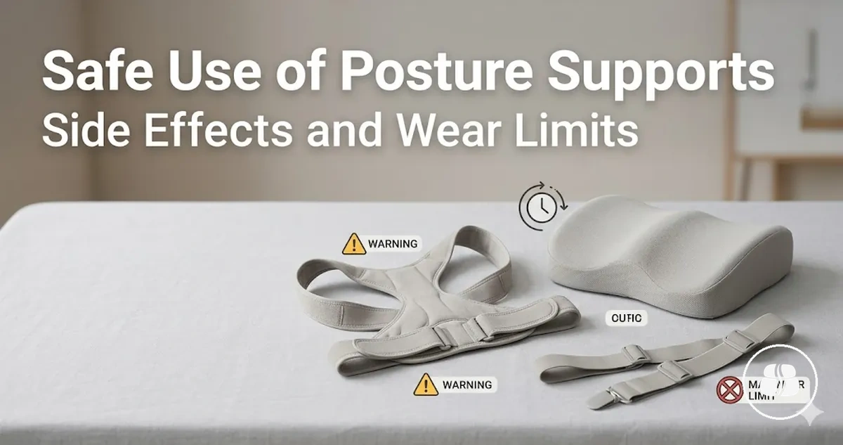 Posture support accessories: Safe Use, Side Effects, and Wear Limits - image of posture support accessories