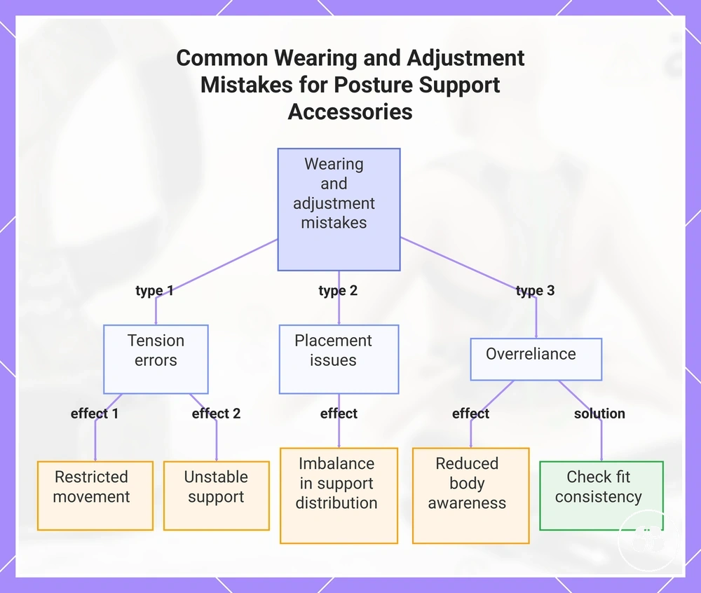 Common Wearing and Adjustment Mistakes for Posture Support Accessories