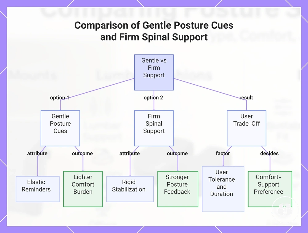 Comparison of Gentle Posture Cues and Firm Spinal Support