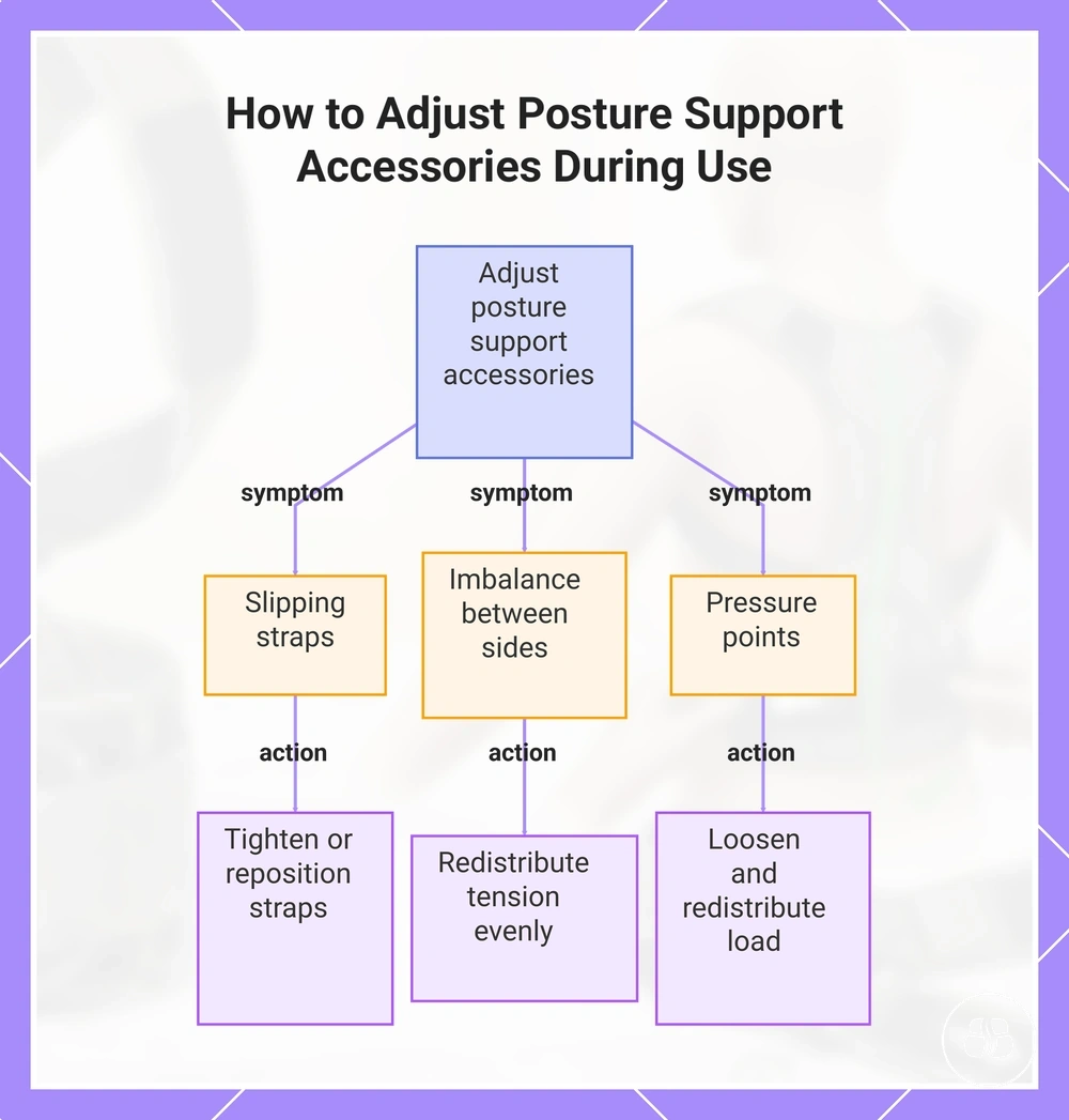 How to Adjust Posture Support Accessories During Use