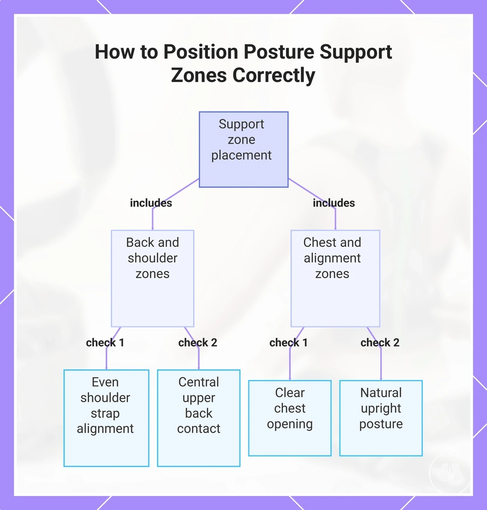How to Position Posture Support Zones Correctly