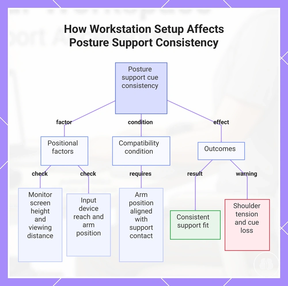How Workstation Setup Affects Posture Support Consistency