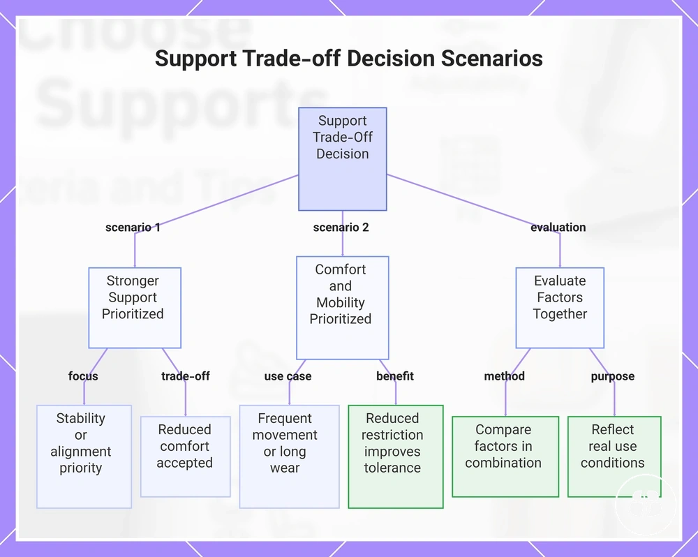 Support Trade-off Decision Scenarios