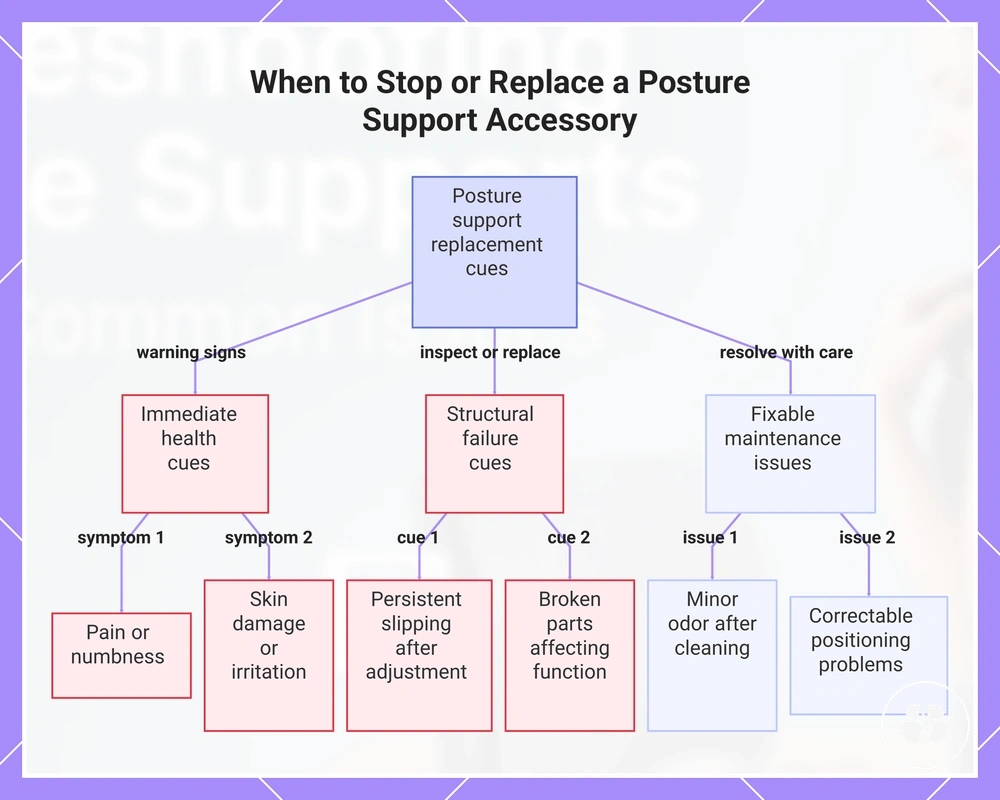 When to Stop or Replace a Posture Support Accessory