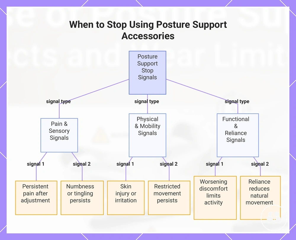 When to Stop Using Posture Support Accessories