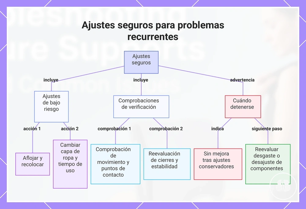 Ajustes seguros para problemas recurrentes