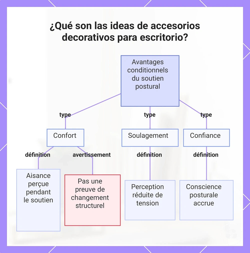 Beneficios condicionales de los accesorios de soporte postural