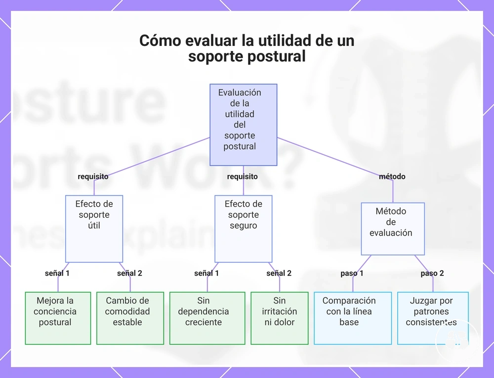 Cómo evaluar la utilidad de un soporte postural