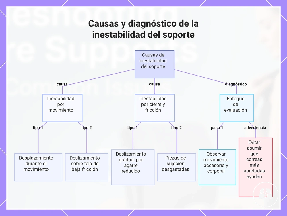 Causas y diagnóstico de la inestabilidad del soporte