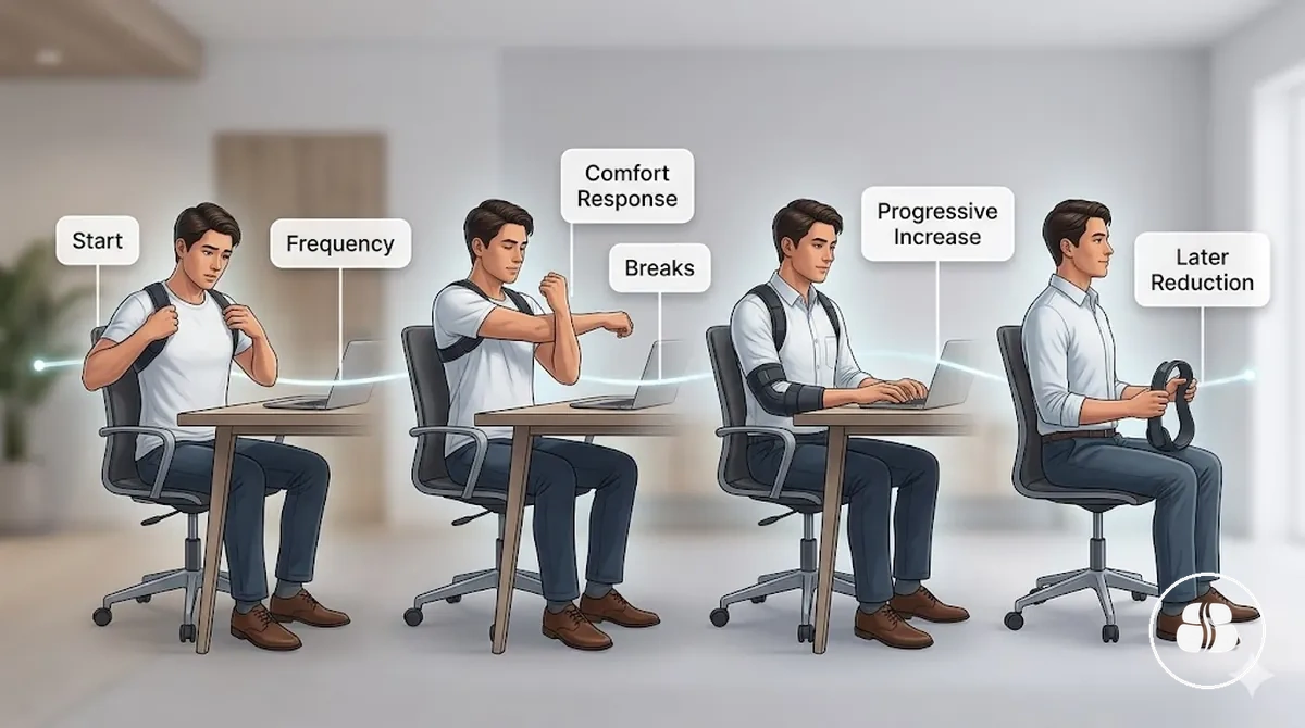 Categorías de accesorios de soporte postural según función y caso de uso