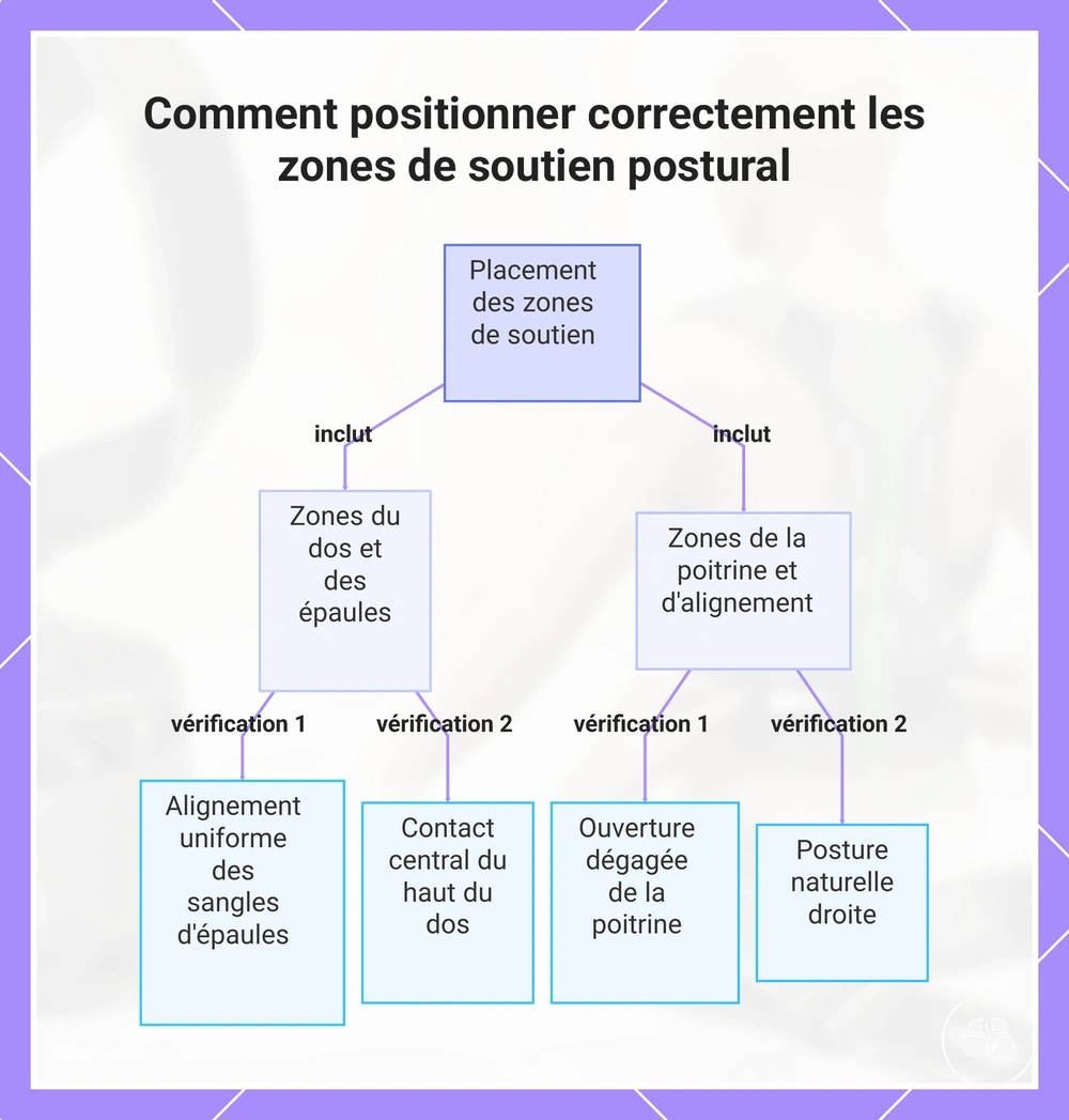 Comment positionner correctement les zones de soutien postural