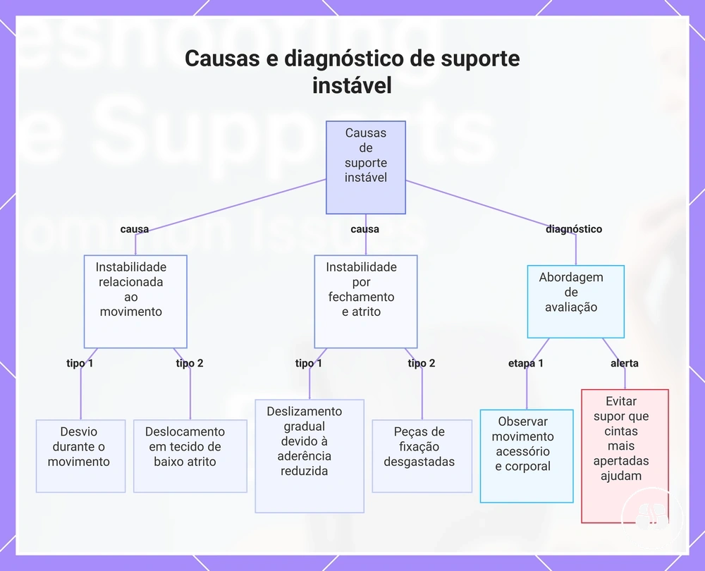 Causas e diagnóstico de suporte instável