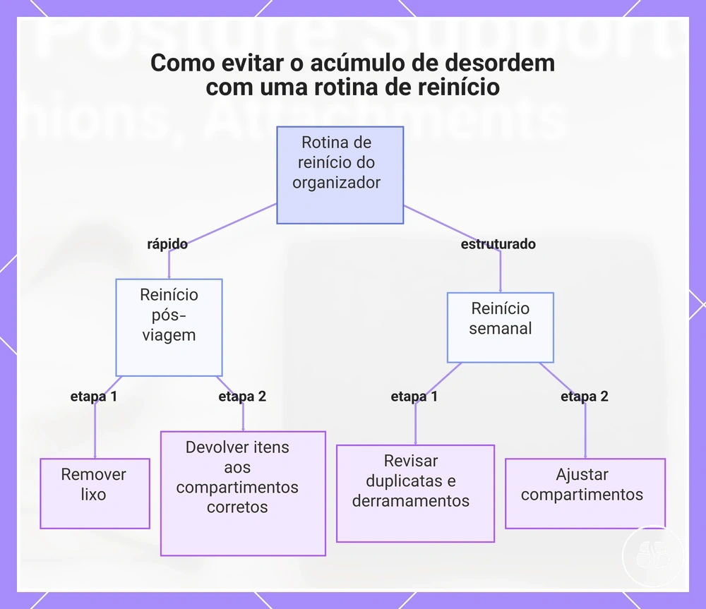 Como evitar o acúmulo de desordem com uma rotina de reinício