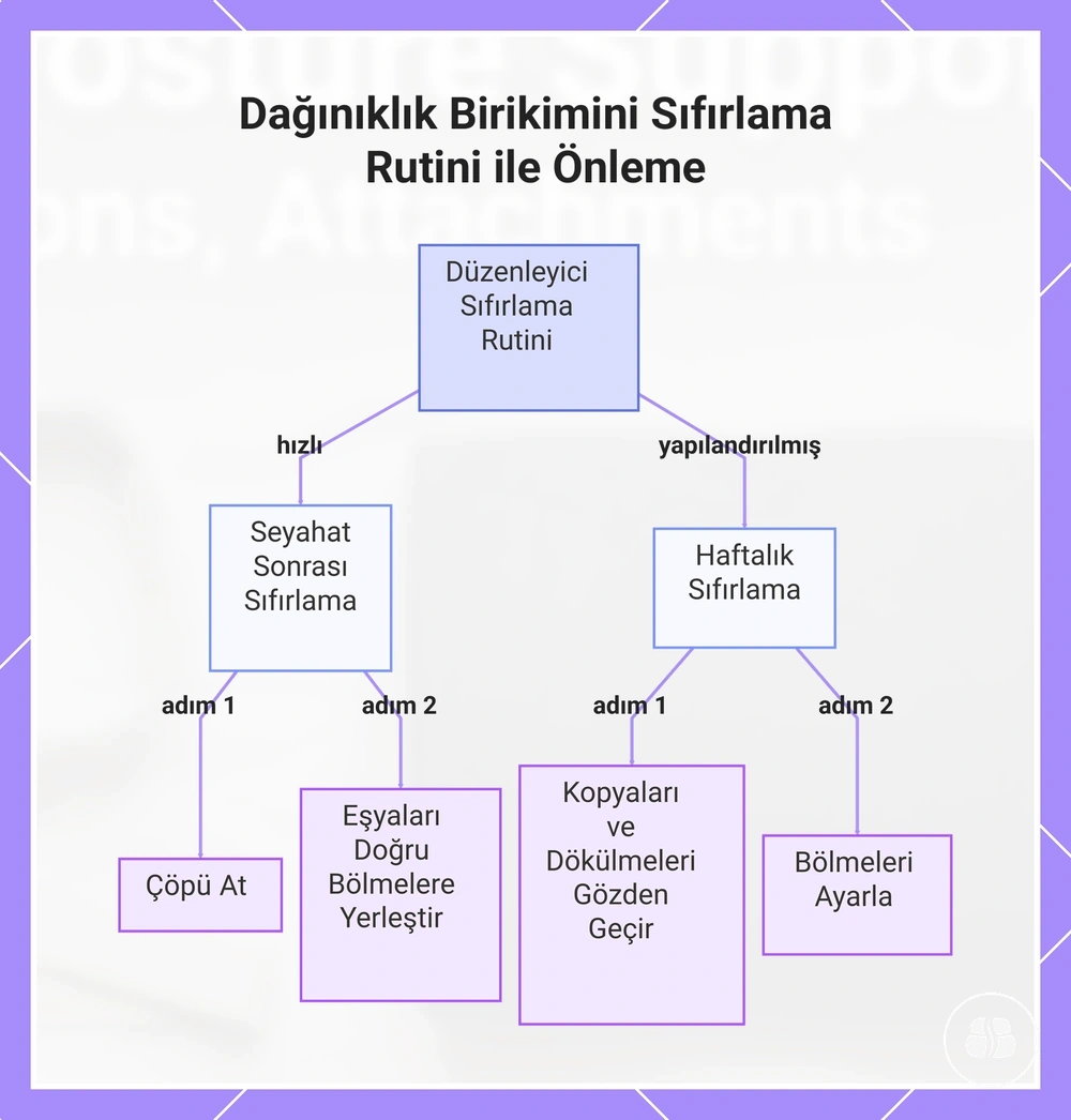 Dağınıklık Birikimini Sıfırlama Rutini ile Önleme