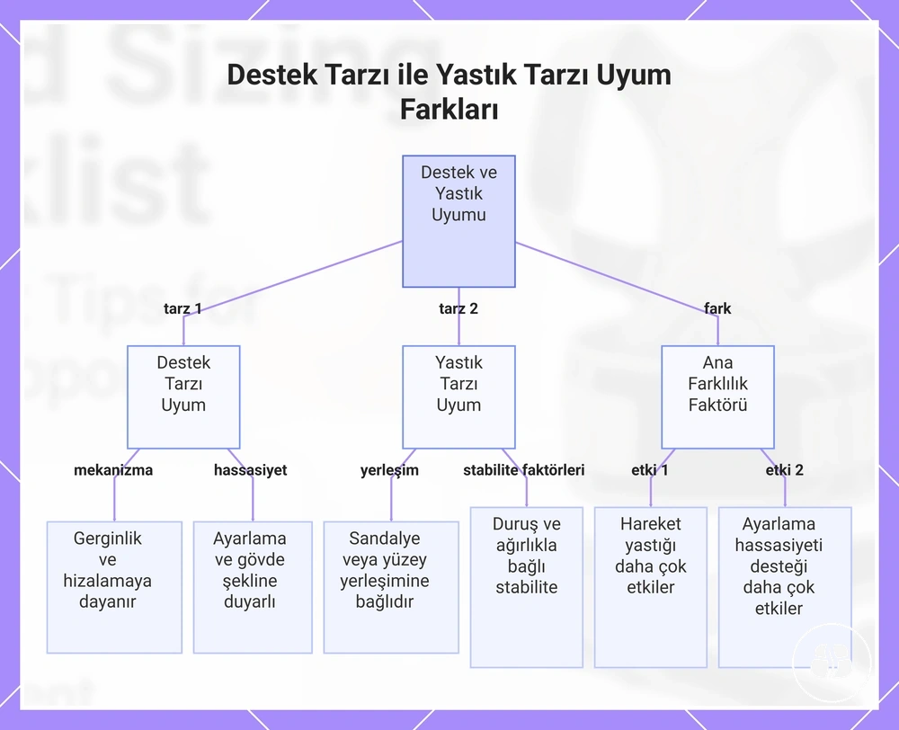 Destek Tarzı ile Yastık Tarzı Uyum Farkları