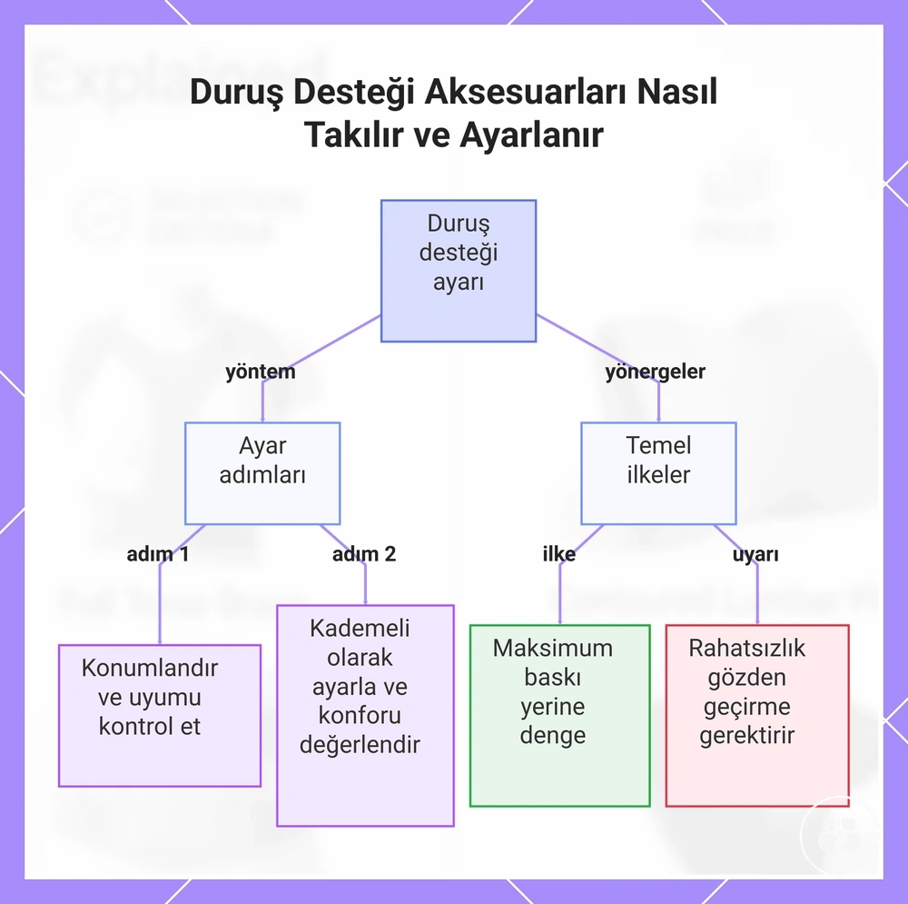 Duruş Desteği Aksesuarları Nasıl Takılır ve Ayarlanır