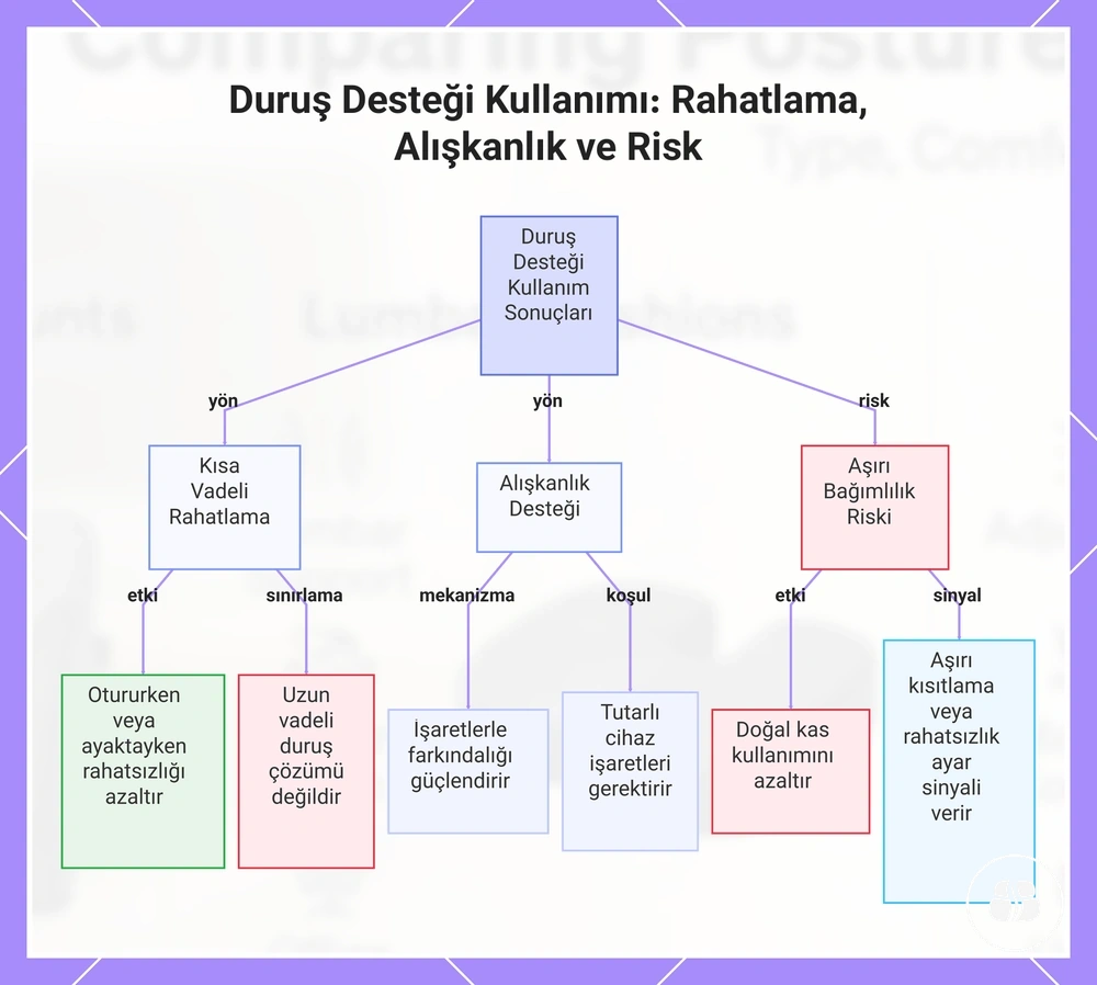 Duruş Desteği Kullanımı: Rahatlama, Alışkanlık ve Risk