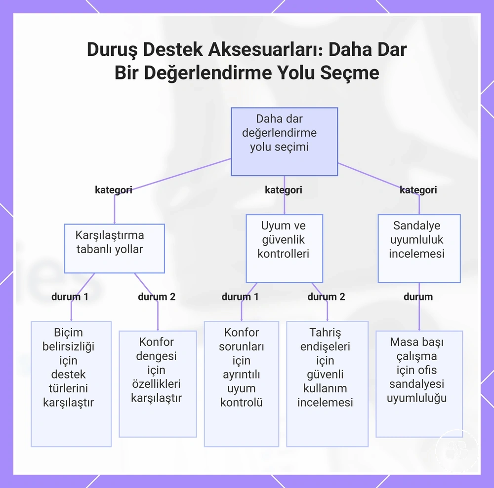 Duruş Destek Aksesuarları: Daha Dar Bir Değerlendirme Yolu Seçme