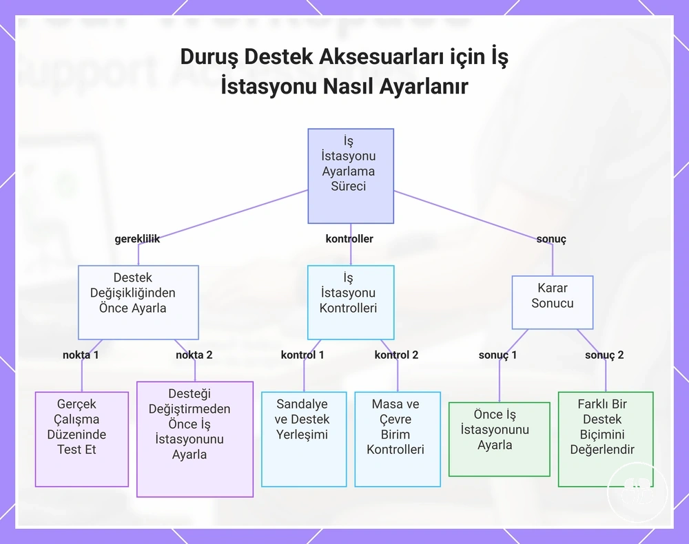 Duruş Destek Aksesuarları için İş İstasyonu Nasıl Ayarlanır