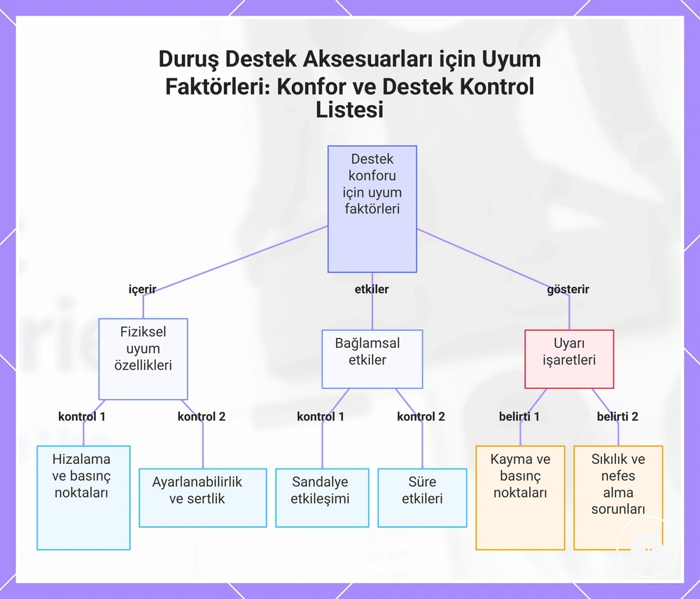 Duruş Destek Aksesuarları için Uyum Faktörleri: Konfor ve Destek Kontrol Listesi
