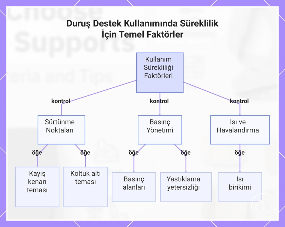 Duruş Destek Kullanımında Süreklilik İçin Temel Faktörler
