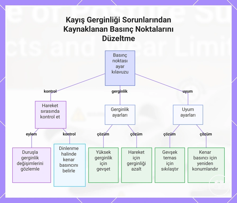 Kayış Gerginliği Sorunlarından Kaynaklanan Basınç Noktalarını Düzeltme