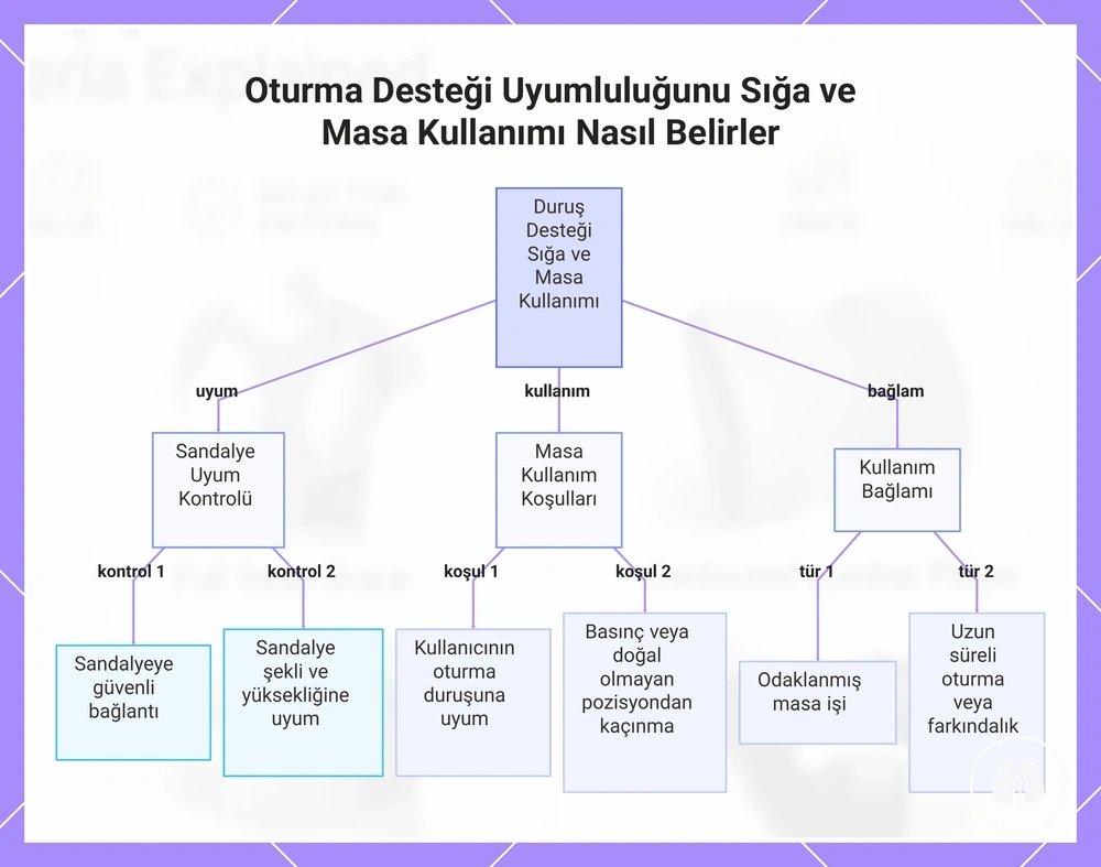 Oturma Desteği Uyumluluğunu Sığa ve Masa Kullanımı Nasıl Belirler