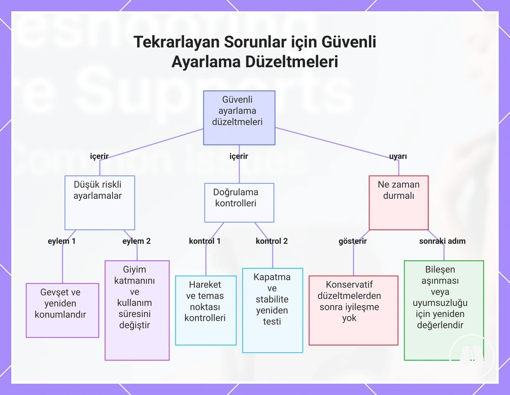Tekrarlayan Sorunlar için Güvenli Ayarlama Düzeltmeleri