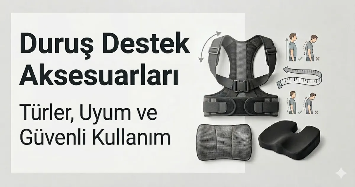 Türleri, uyumu ve güvenli kullanımıyla duruş destek aksesuarları